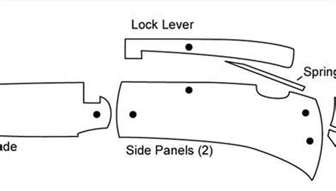 If you have a template made of a first, you need to do is make a rough idea of knife design. Lockback Knife Template | Knife template, Wood knife ...