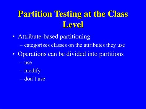 Ppt Software Specification Kxa233 Lecture 11 Oo Testing Ch 22