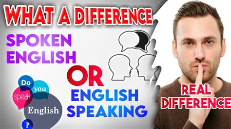 English Speaking Or Spoken English Difference Between Spoken English