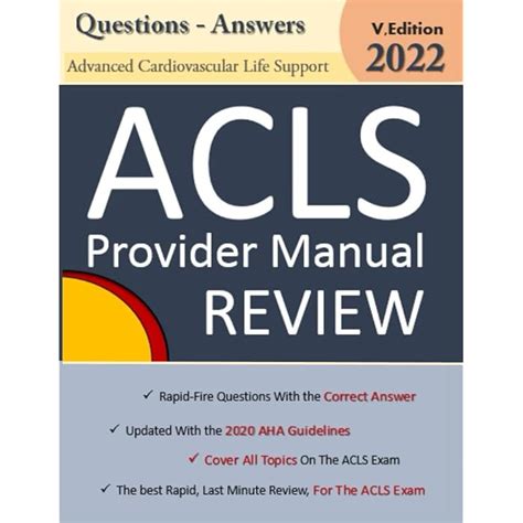 Buy Advanced Cardiovascular Life Support Review Acls Provider Manual