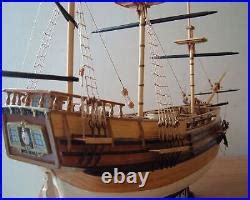 Mamoli MV20 HMS Beagle Wood Plank On Bulkhead Ship Model Kit Scale 1 64