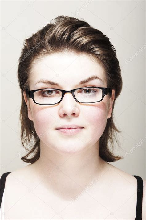 Smart Girl Wearing Glasses — Stock Photo © Dpshek 1869287