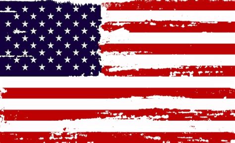 Premium Vector Distress American Flag