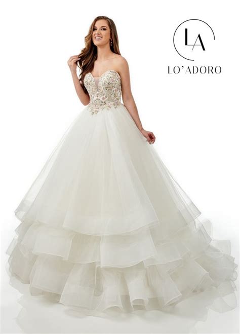 marys bridal m745 tiered skirt wedding dress