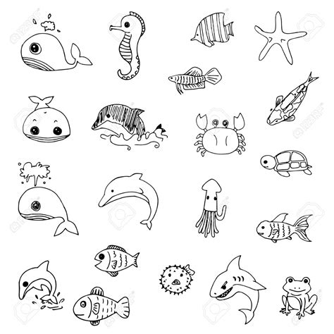 Underwater Animals Drawing At Getdrawings Free Download