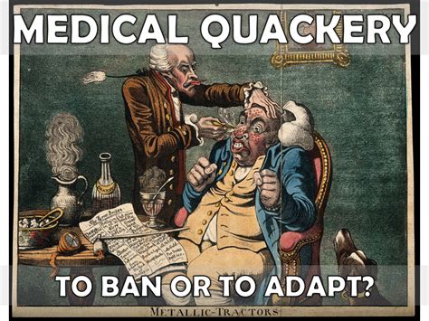 Medical Quackery To Ban Or To Adapt Healdove