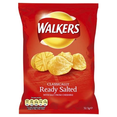 Walkers Ready Salted Crisps 325g Approved Food