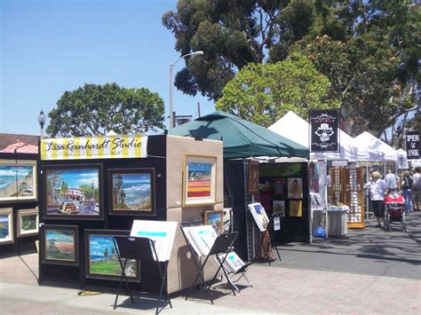 The Carlsbad Art In The Village Faire At Home In Carlsbad