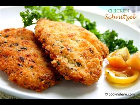 Mix flour and paprika together on a large plate. Chicken Schnitzels - YouTube