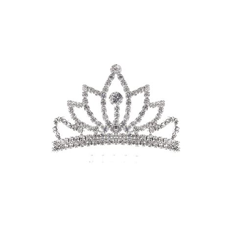 T7259 Crs Small Crystal Rhinestone Tiera Tiara And Crown