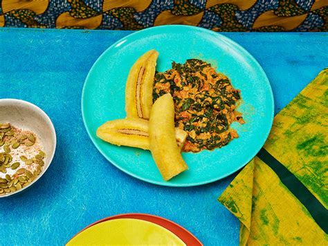 Ghanaian Spinach Stew With Sweet Plantains Recipe Nyt Cooking