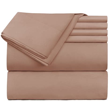 Extra Deep Pocket 4 Piece Bed Sheet Set Super Deep Fitted Sheet Fits Mattress From 18 24 Inces