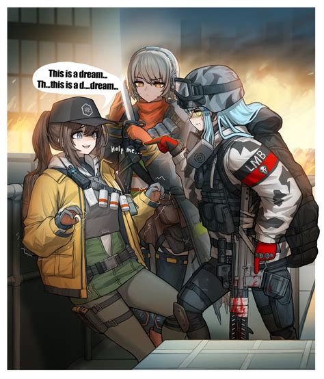 Hk416 Vector Dier Dima Hk416 And 3 More Girls Frontline And 1