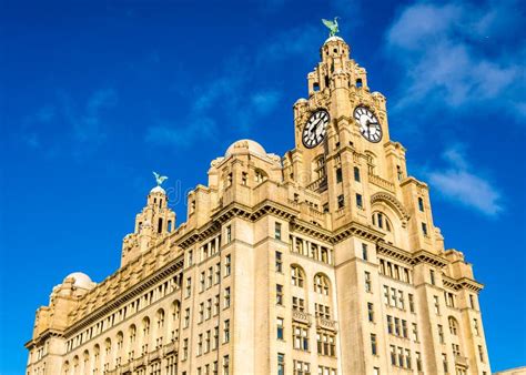 The Royal Liver Building In Liverpool Stock Image Image Of Liverpool