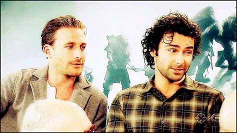 Aidan Turner And Dean Ogorman Bromance