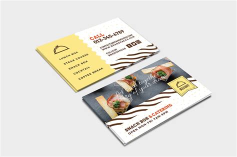 See catering business card stock video clips. Catering Service Business Card Template - PSD, Ai & Vector ...