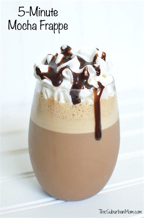 homemade mocha frappe recipe in five minutes