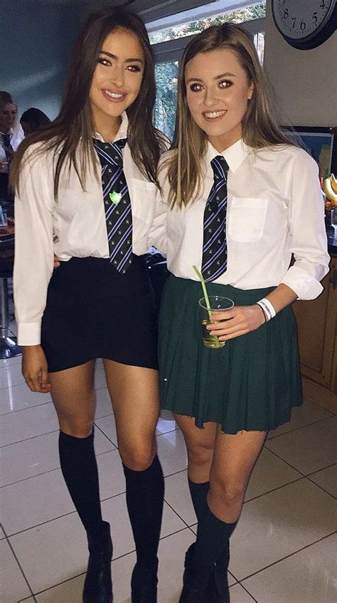 Only One Girl Dressed In Proper School Uniform School Girl Dress