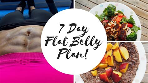 7 Day Flat Belly Healthy Eating Meal Plan Youtube
