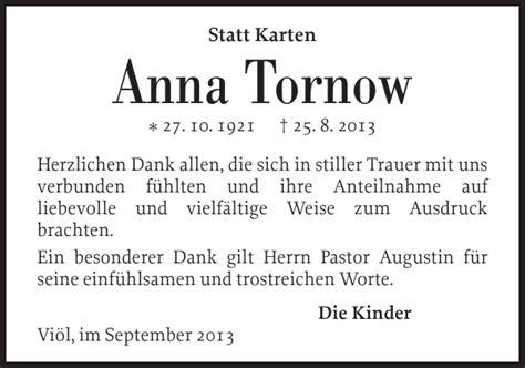 Anna Tornow Danksagung Husumer Nachrichten