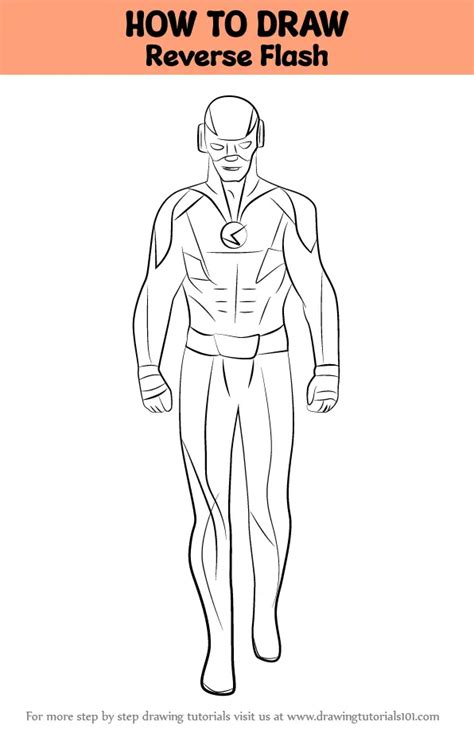 How To Draw Reverse Flash Dc Comics Step By Step