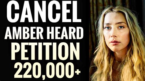 Remove Amber Heard From Aquaman 2 Petition At 220k Youtube