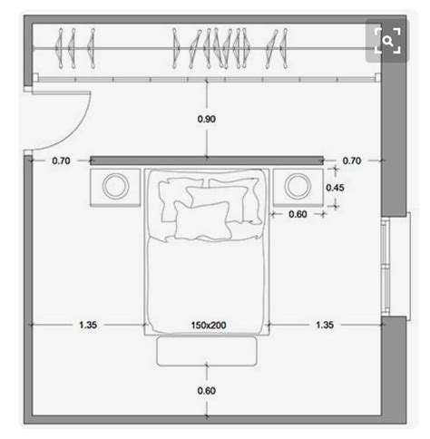 Détails Et Dimension Standard De La Chambre à Coucher Site Spécialisé