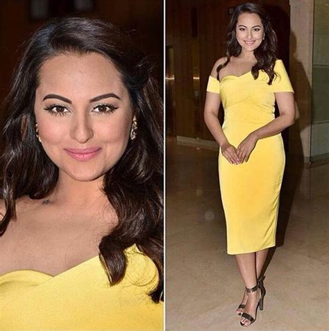 Stunning Sonakshi Sinha In A Yellow Dress 2 Nice Dresses Dresses Fashion