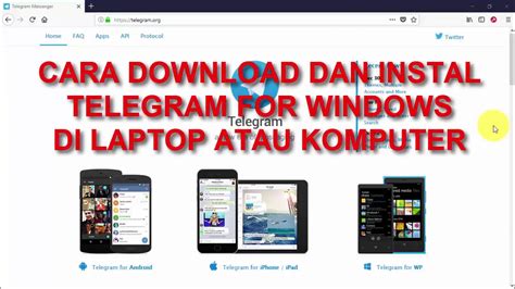 Safe download and install from official link! Cara Download dan Instal Telegram di Laptop atau Komputer ...