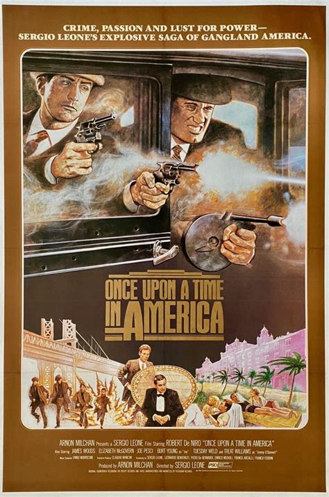 Original Once Upon a Time in America Movie Poster - Sergio Leone