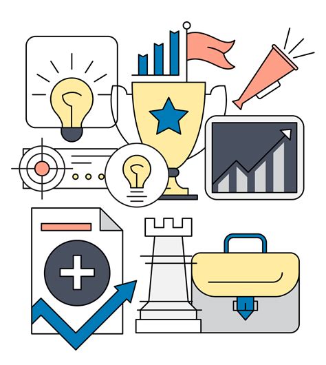 Free Business Strategy Icons 174845 Vector Art At Vecteezy
