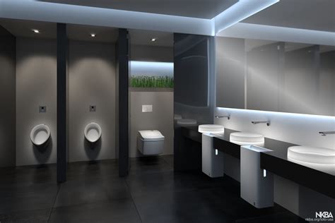 These bathrooms are meant to serve a large number of people in a given instance. Commercial Bathroom - NKBA