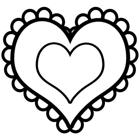 Double Heart Clip Art - Valentine - Mother's Day ... Add a little color to valentine's day with our free coloring pages—for kids and adults!