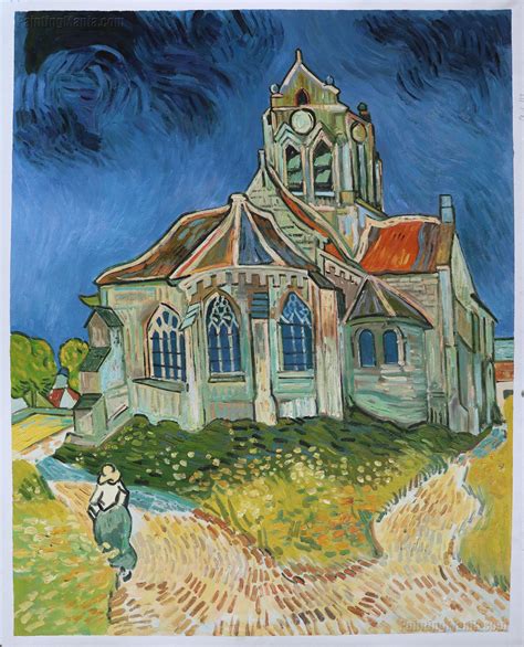 The Church At Auvers Sur Oise Vincent Van Gogh Painting Post