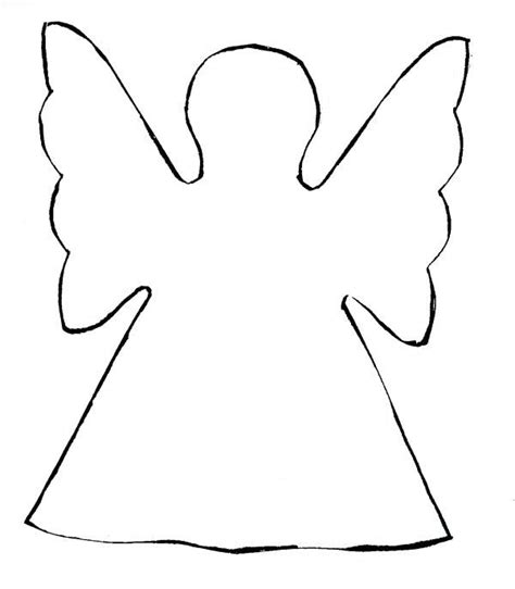 Printable Angel Outline