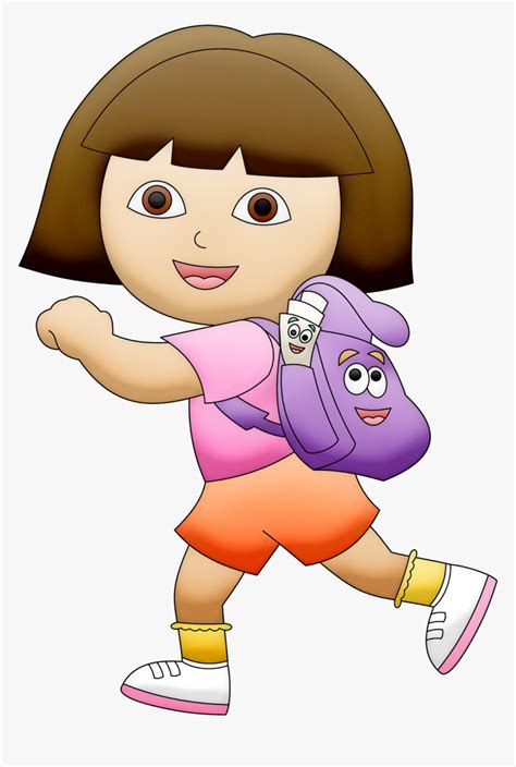 Dora The Explorer Clip Art Dora Cartoon Character Hd Png Download