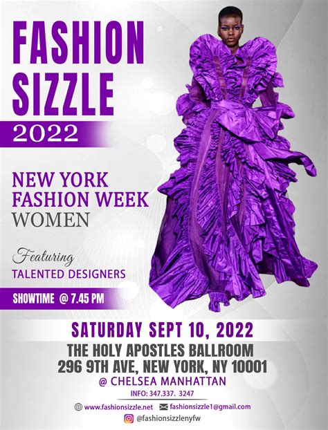 fashion sizzle will showcase new york fashion week september 2022 fashion sizzle ny fashion week