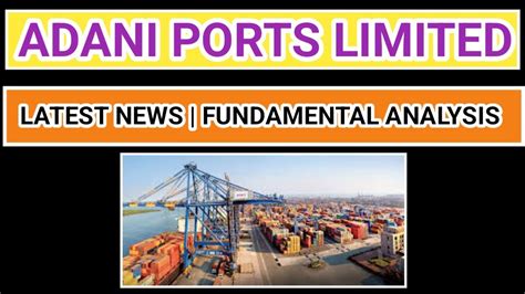 Adani Ports Share News Adani Ports Share News Today Adani Ports