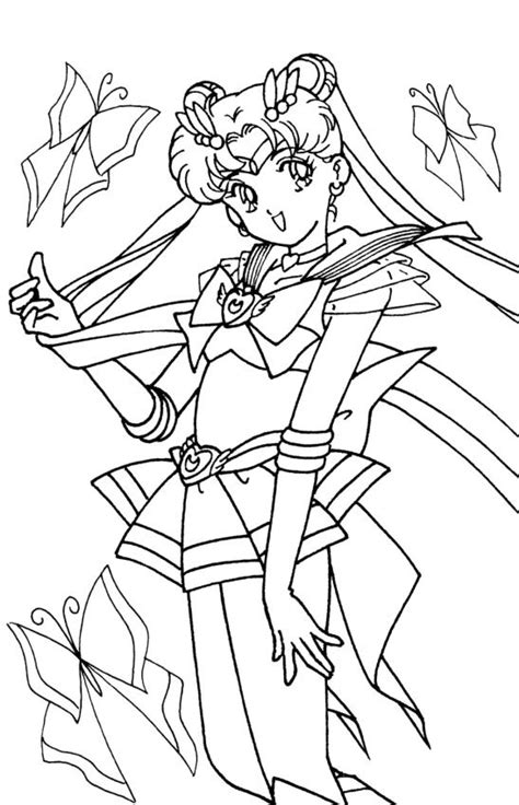 20+ Free Printable Sailor Moon Coloring Pages - EverFreeColoring.com