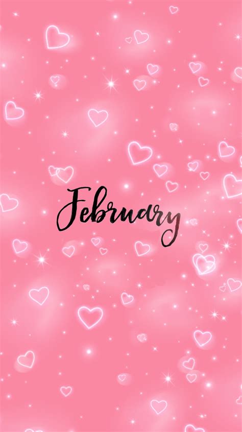 Made This Myself ️ February 2020 Februarywallpaper Hearts Pink