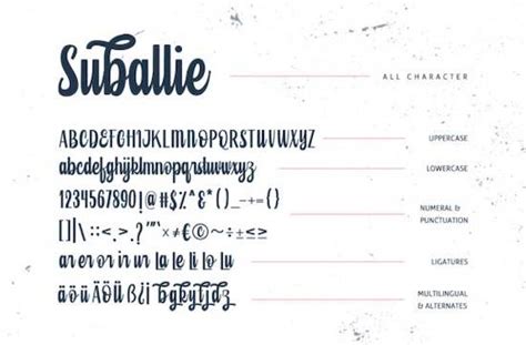 Suballie Bold Handwritten Font