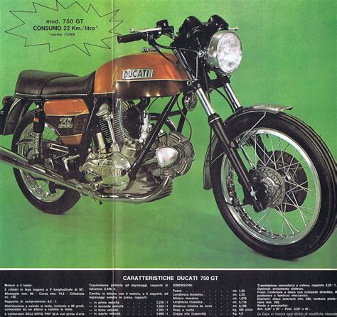1971ducati 750 Sport750gt Brochureitaly0708 Ducati Ducati 750