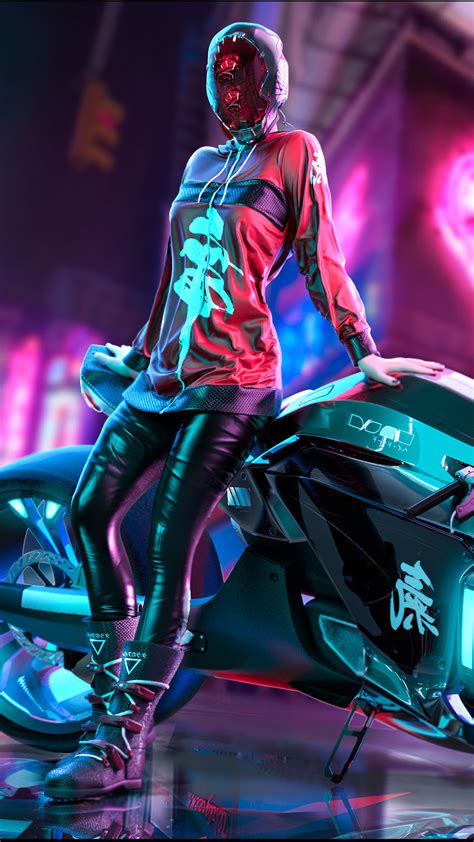 Explore and download tons of high quality cyberpunk 2077 wallpapers all for free! Biker Girl Cyberpunk 4k Wallpaper