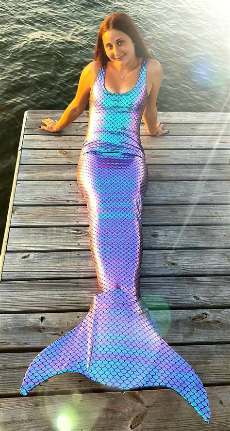 Mermaid Tail Walkableswimmable Mit Unsichtbarem Etsy Deutschland