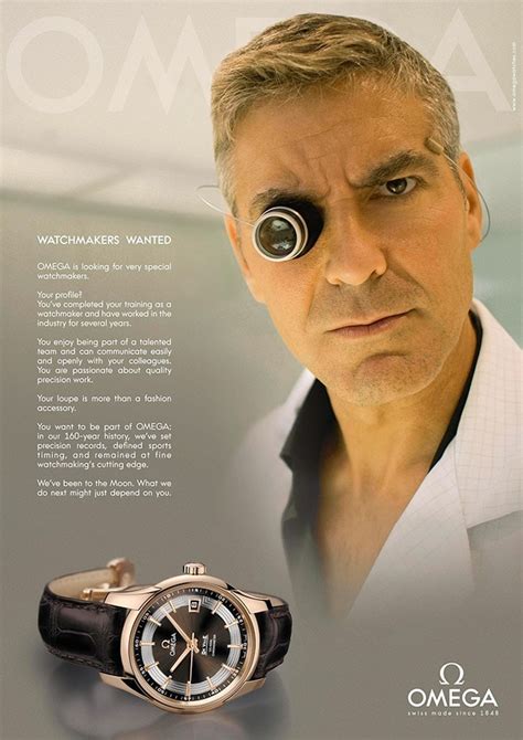 Omega Honored For Its Advertising With George Clooney Swatch Group