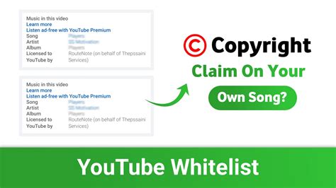 Youtube Whitelist No More Copyright Claims On Your Own Music Videos