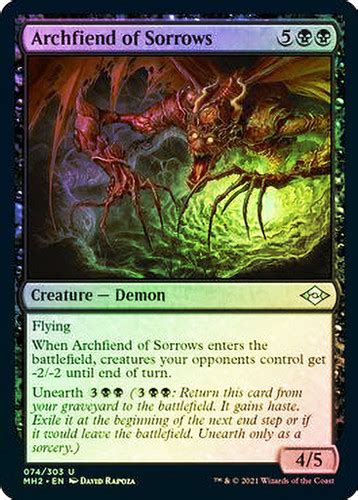 Archfiend Of Sorrows Mh2 Foil Mtg Wolf