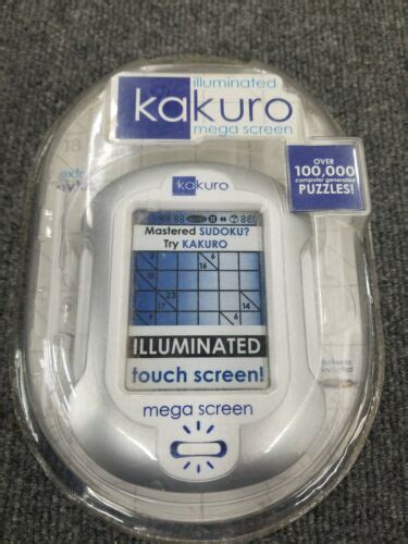 Techno Source Kakuro Electronic Puzzles Mega Screen Lcd Handheld Game