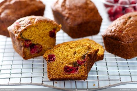 I'm making it again this year because everyone has been asking when the pumpkin bread is making an appearance! Pumpkin Cranberry Bread Recipe