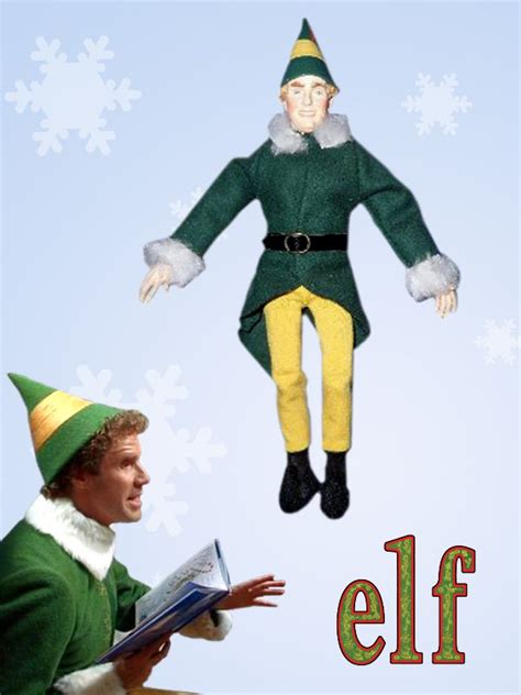 Elf Screen Used Buddy Elf Doll Will Ferrell